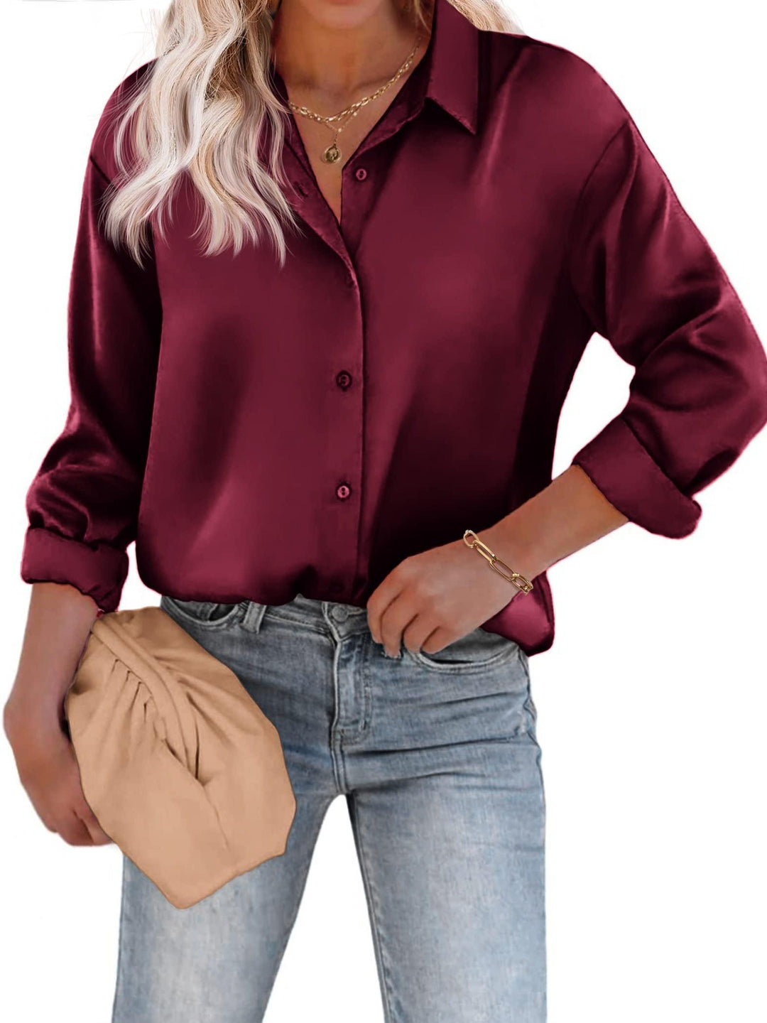Amira | Women's blouse with classic collar
