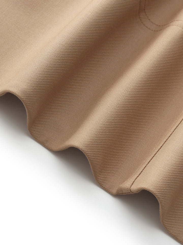 Lucia | Women’s worsted wool gathered waist flared skirt with belt