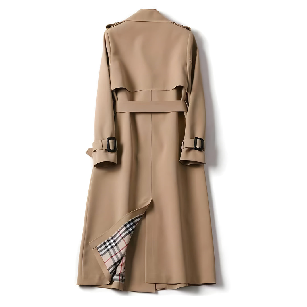 Arnie | Women’s tailored trench coat with adjustable belt