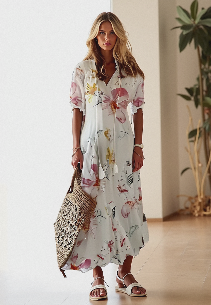 Alice | Women's boho maxi flowing dress