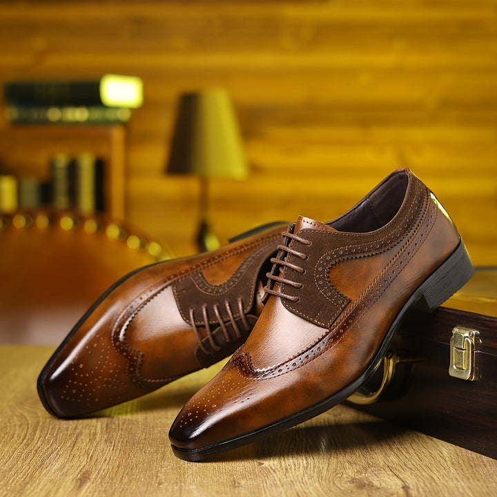 Lorenzo | Men's shoes with brogue detailing