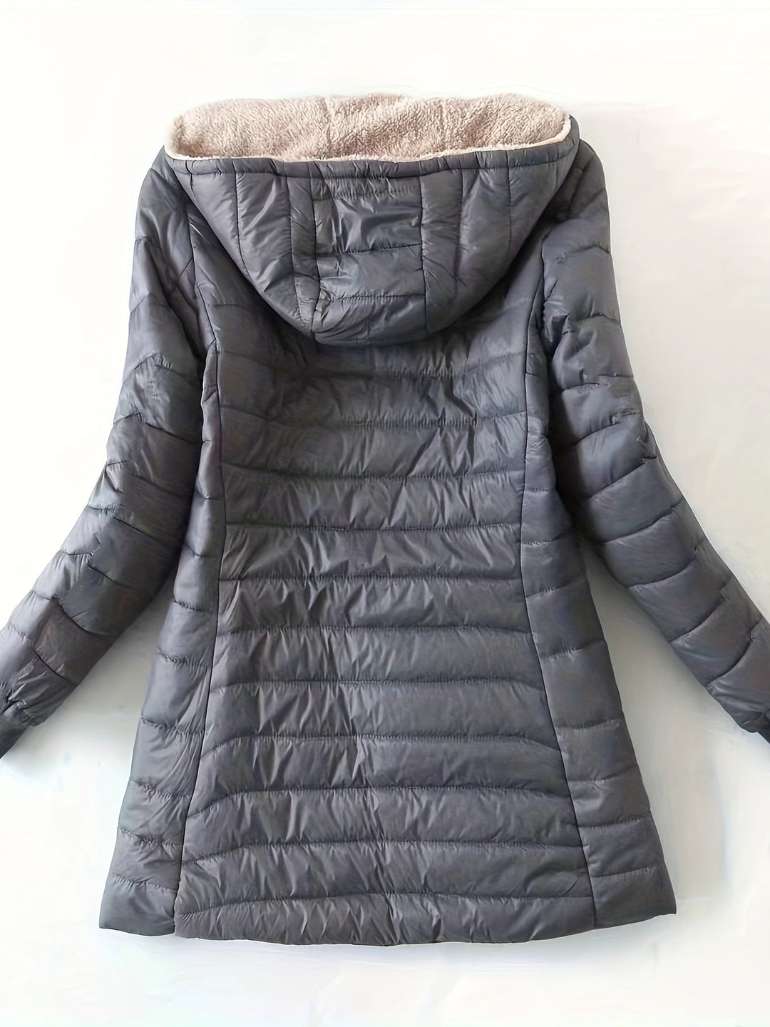 Jessie | Women’s quilted mid-length hooded jacket