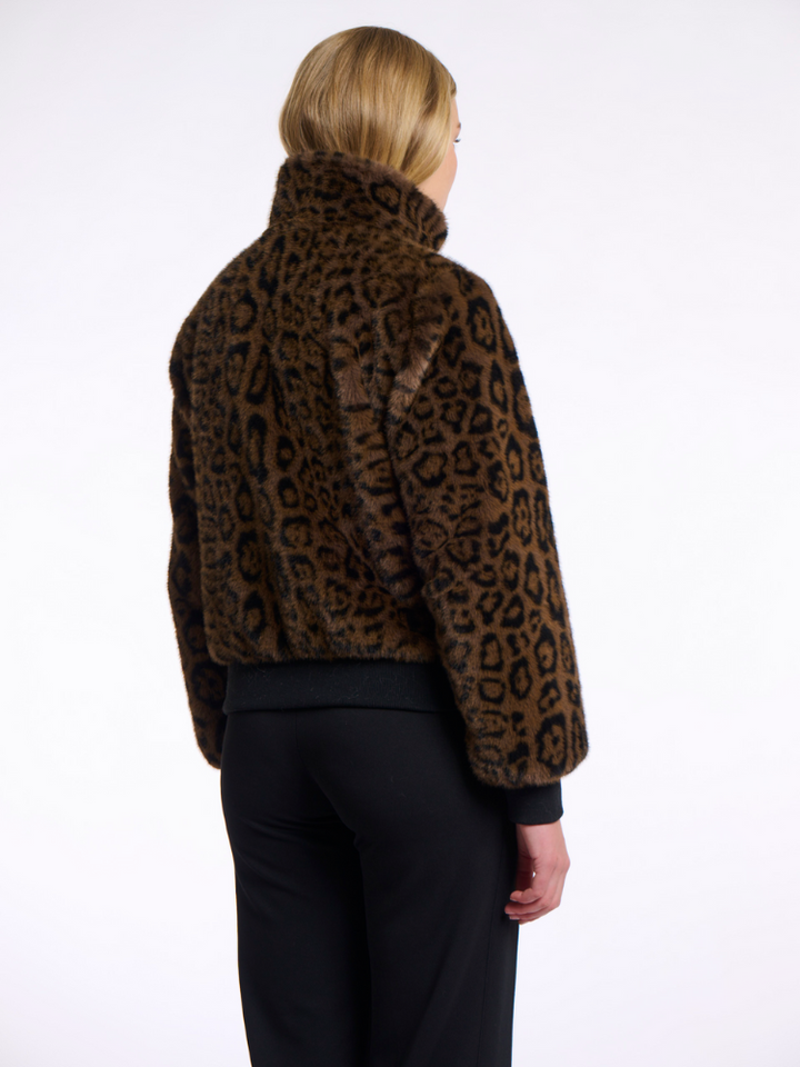 Ayanah | Women’s short faux-fur jacket
