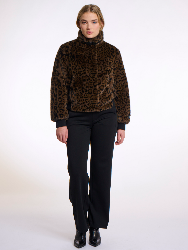 Ayanah | Women’s short faux-fur jacket