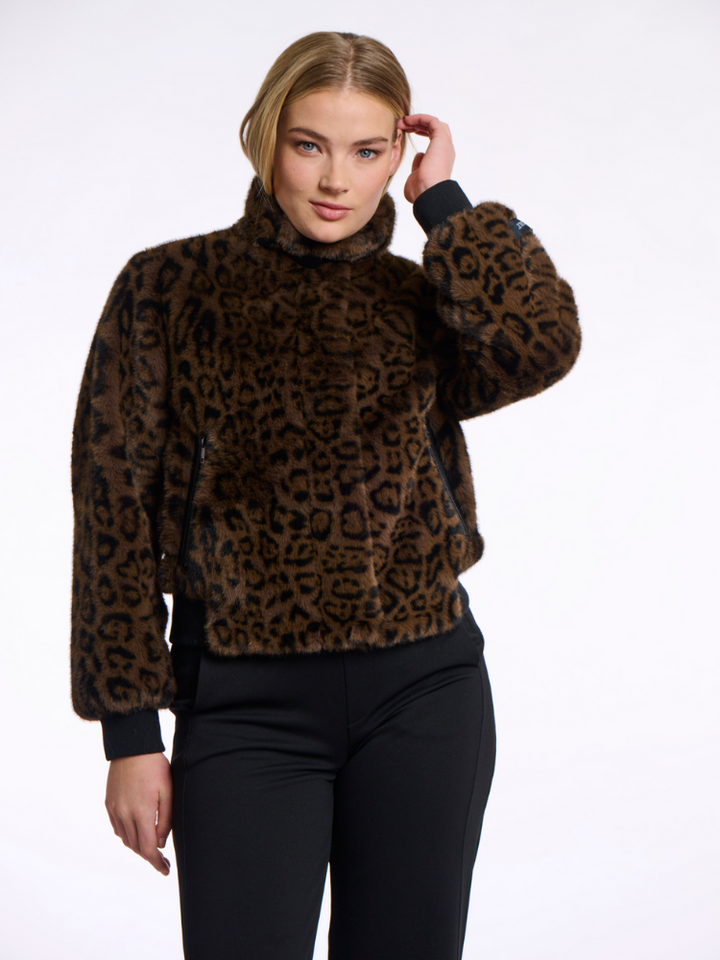 Ayanah | Women’s short faux-fur jacket