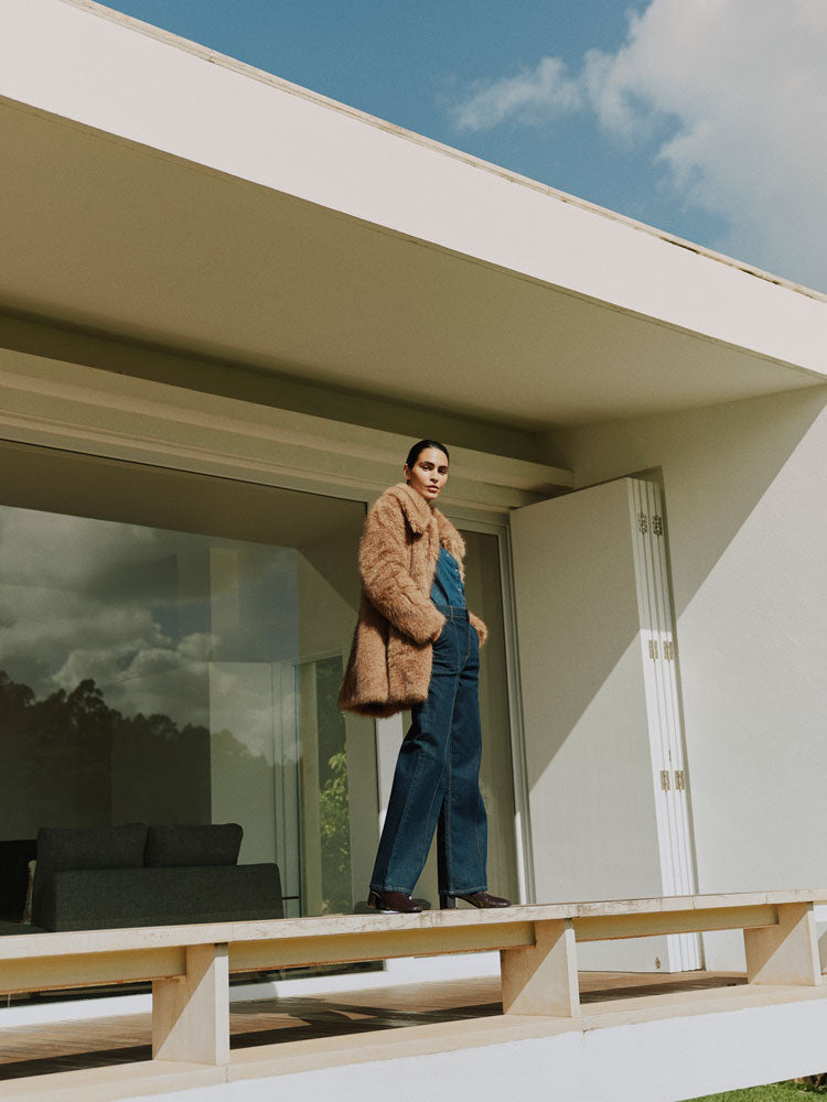 Jeonica | Women’s faux fur coat