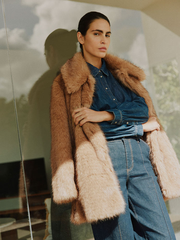 Jeonica | Women’s faux fur coat