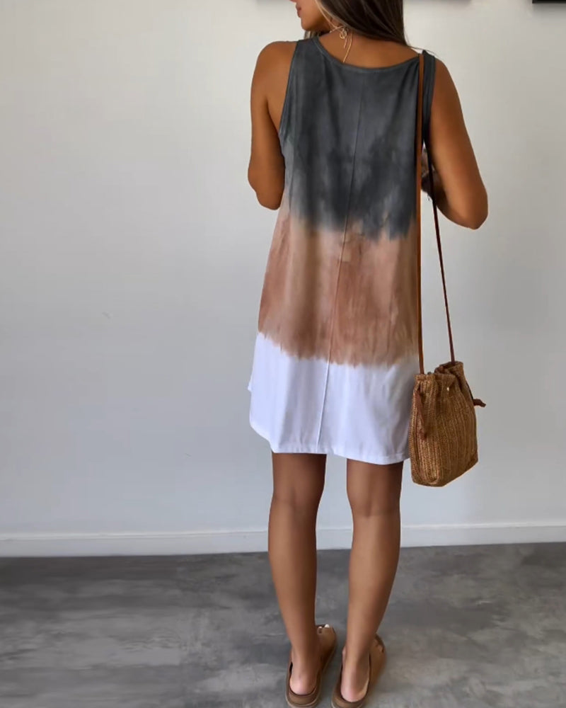 Bellamy | Women’s gradient tie-dye mini dress