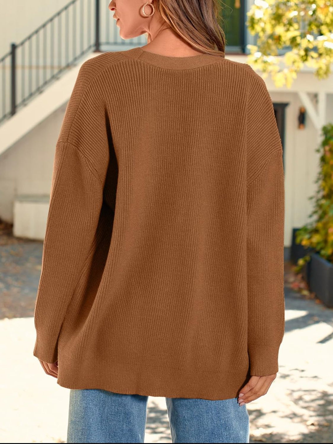 Aixirt | Women’s cardigan with button closure and long sleeves