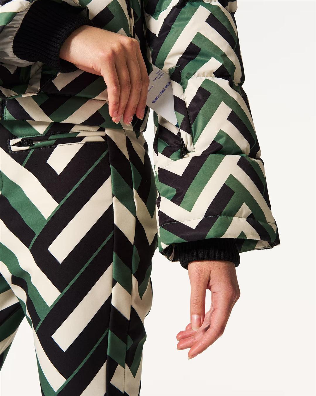 Briston | Women’s cropped ski jacket with flared shaping and hooded design