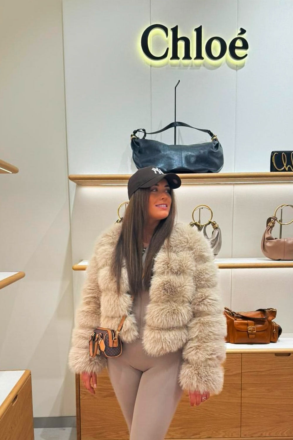 Danna |  Women’s faux fur bubble coat