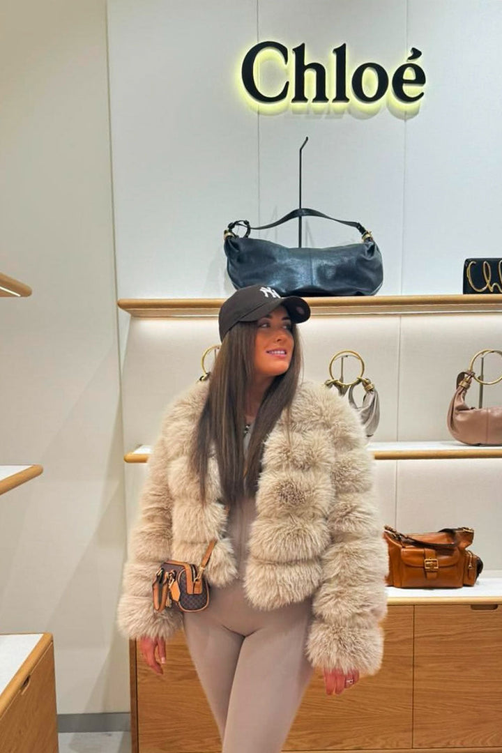 Danna |  Women’s faux fur bubble coat