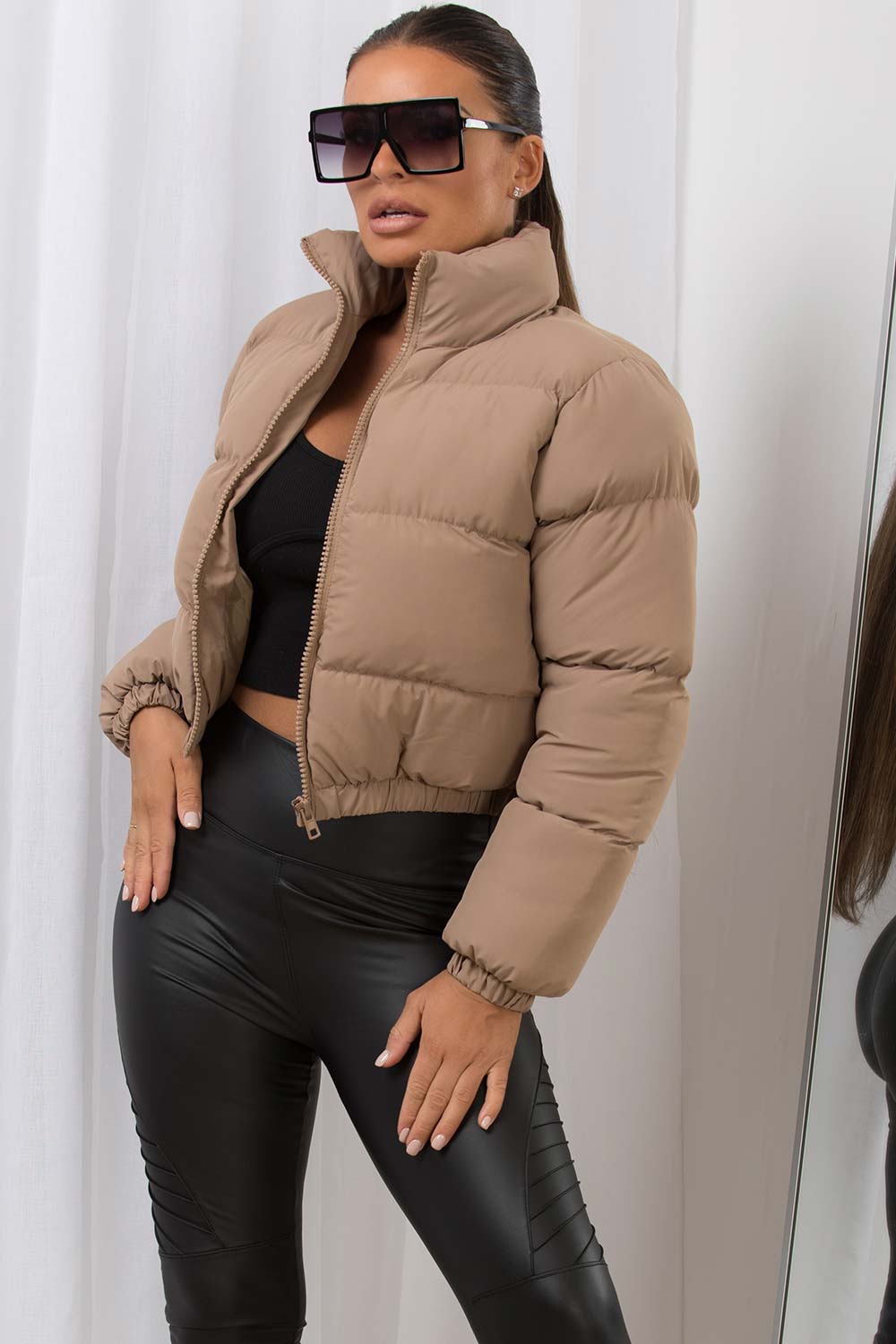 Xyla |  Women’s cropped puffer jacket