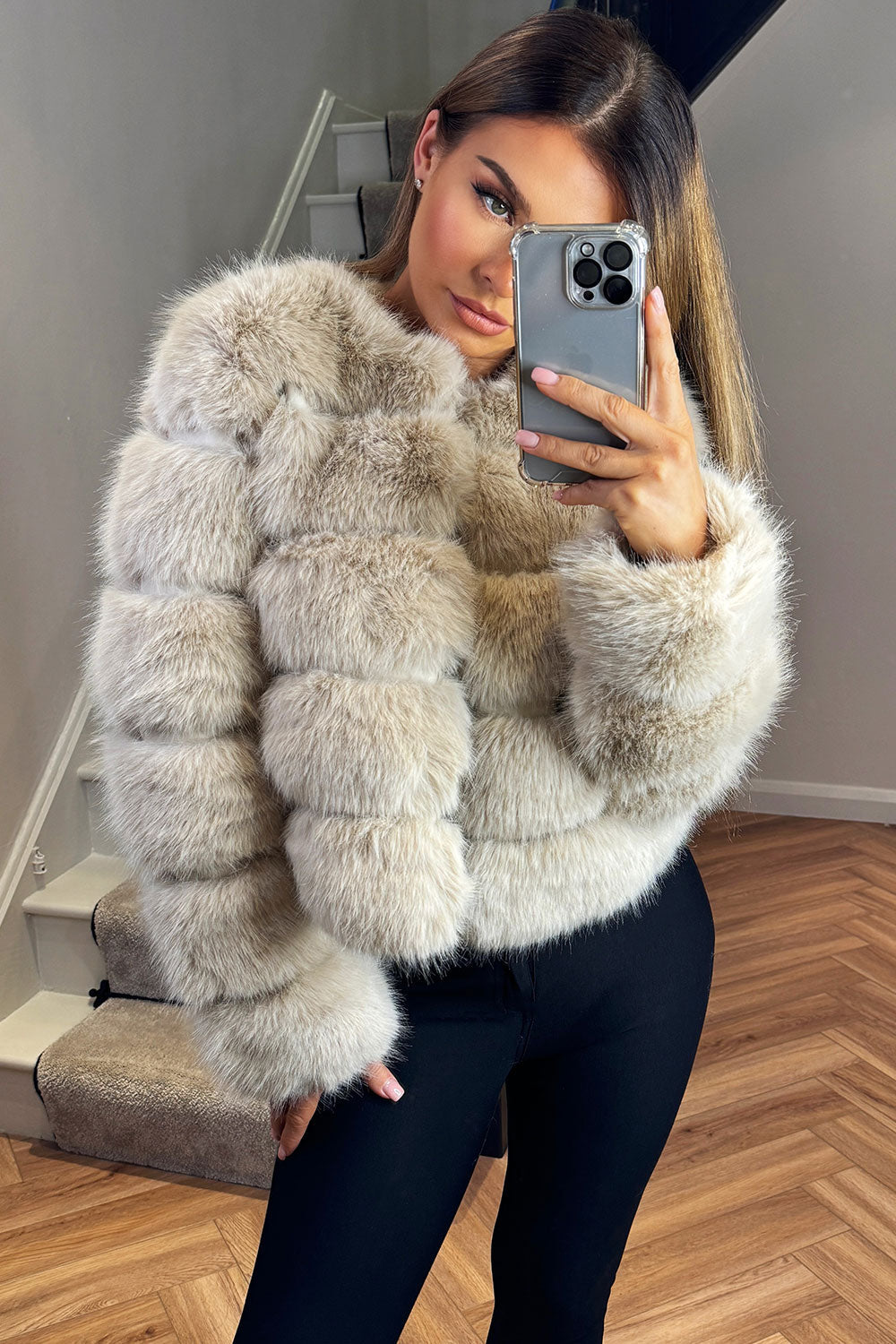 Danna |  Women’s faux fur bubble coat