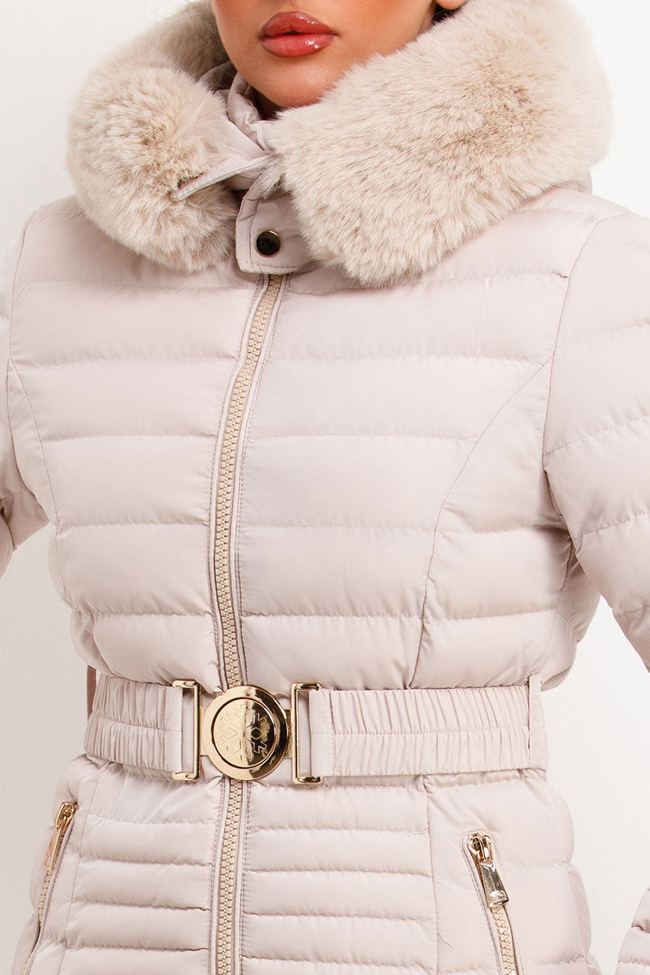 Brynna | Women’s belted puffer jacket