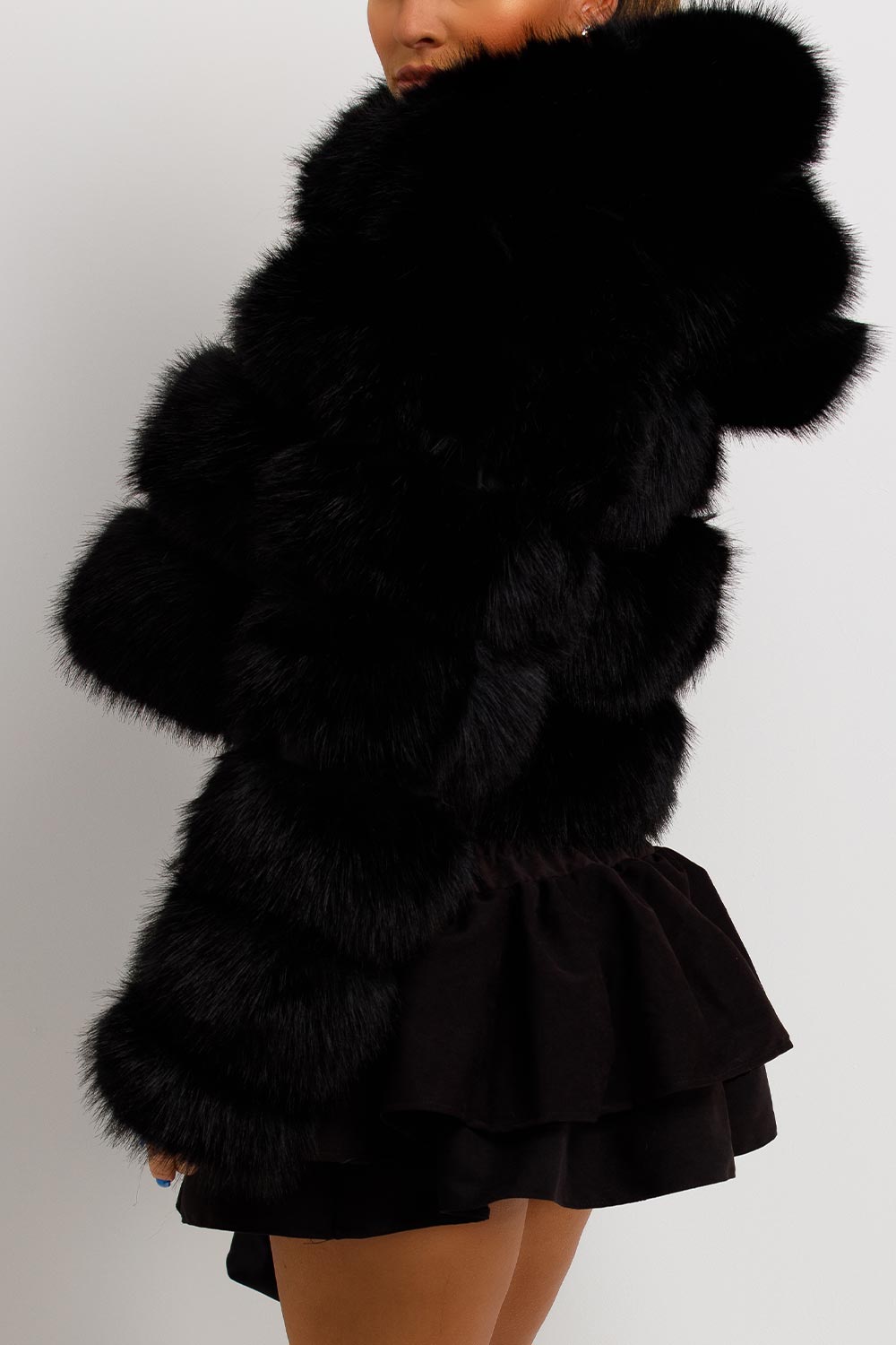 Danika | Women’s hooded faux fur jacket