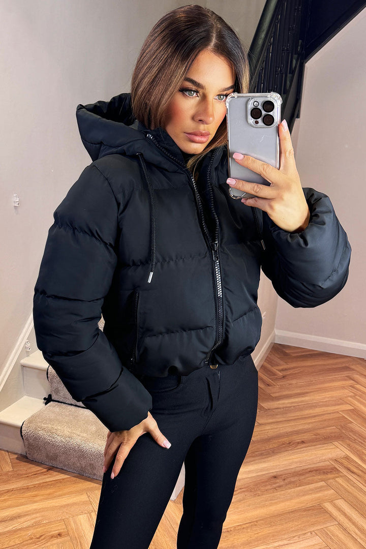 Elle | Women’s hooded puffer jacket