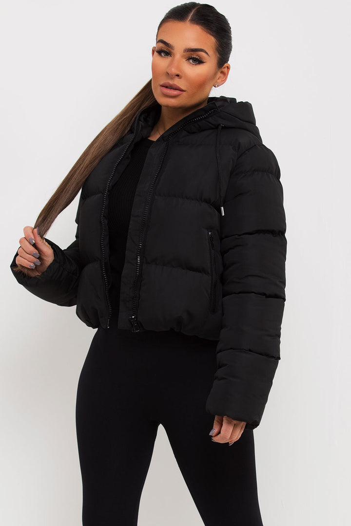 Elle | Women’s hooded puffer jacket