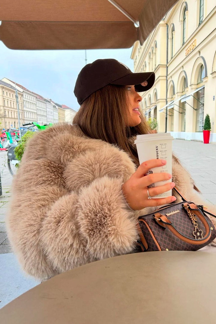 Danna |  Women’s faux fur bubble coat