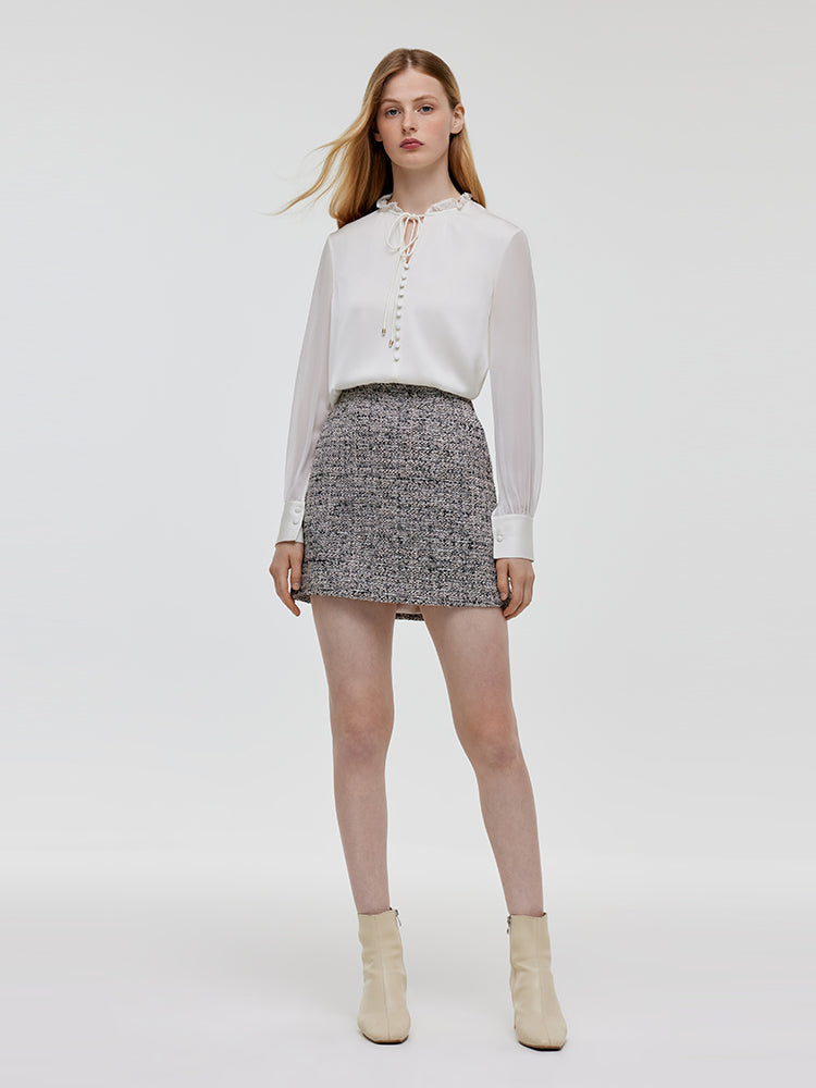 Emelyn | Women’s tweed straight skirt