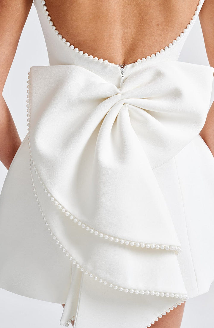 Annika | Women’s elegant back-bow midi dress