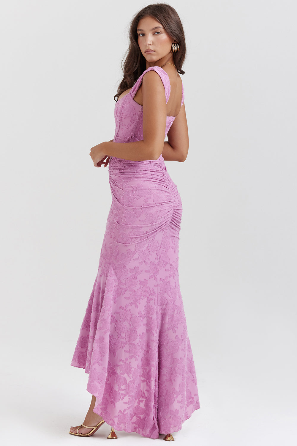 Victoria | Women's regal draped dress