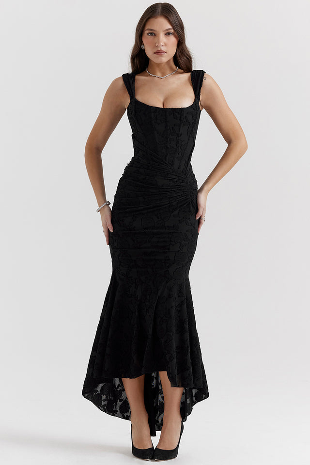 Victoria | Women's regal draped dress