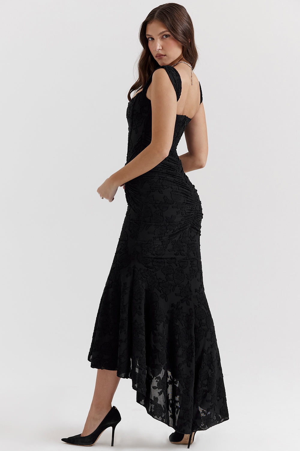 Victoria | Women's regal draped dress