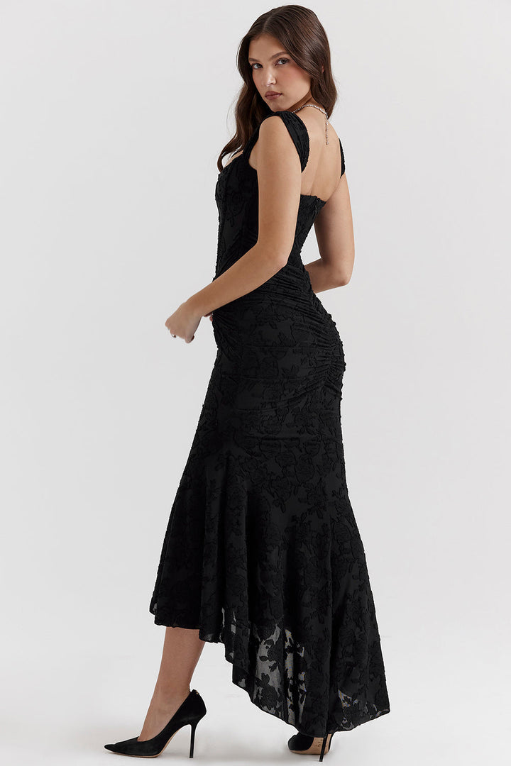 Victoria | Women's regal draped dress
