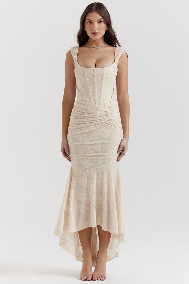 Victoria | Women's regal draped dress
