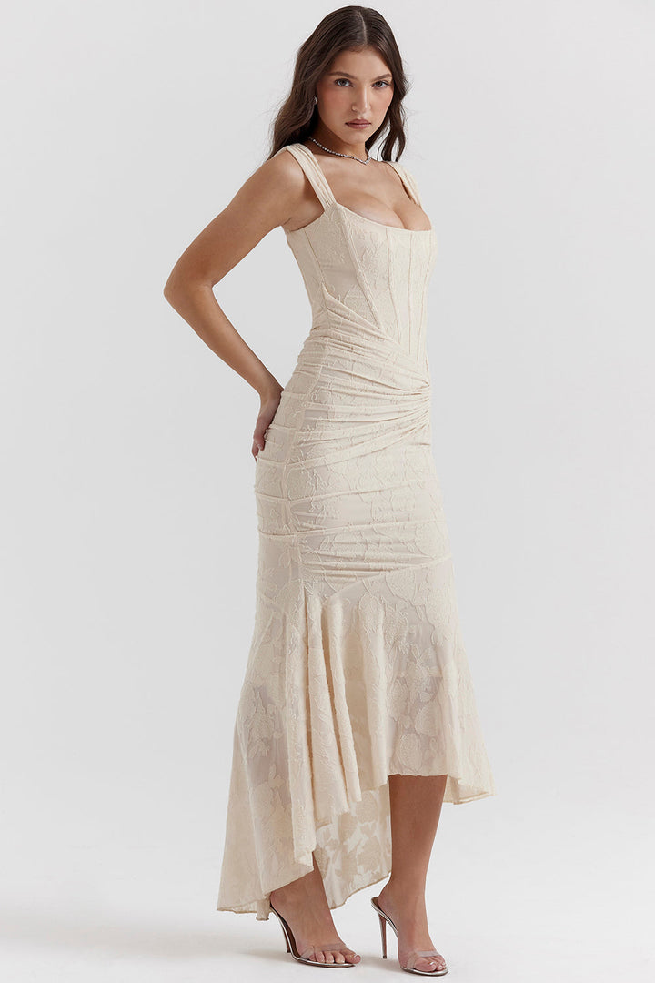 Victoria | Women's regal draped dress