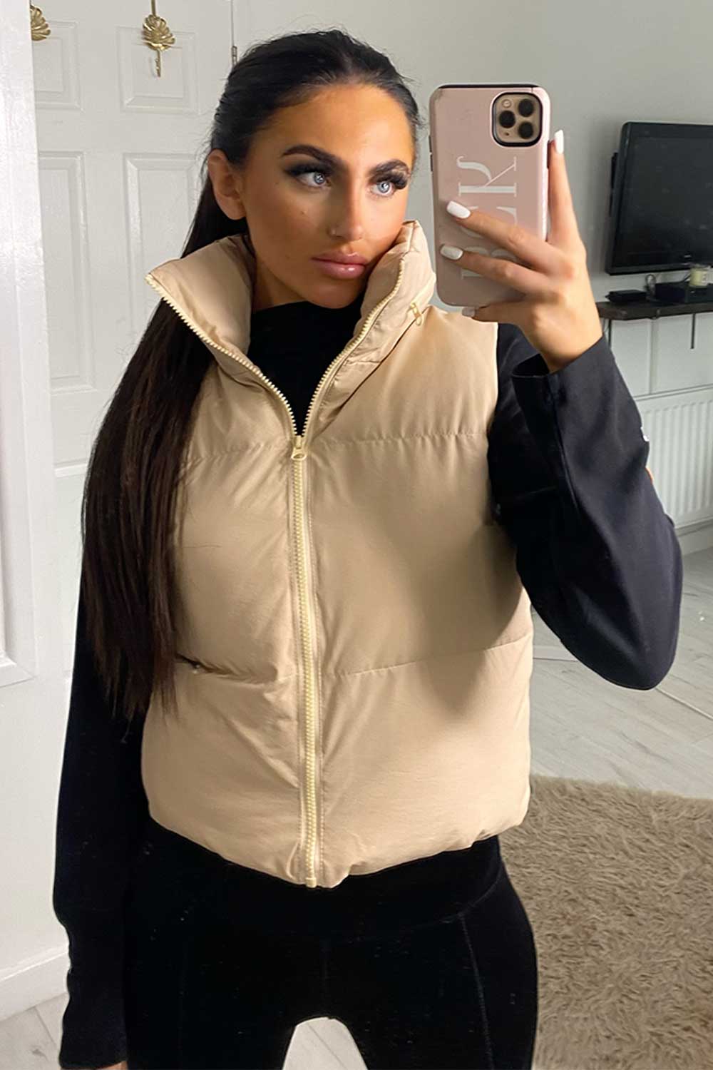 Lyris | Women’s crop puffer vest