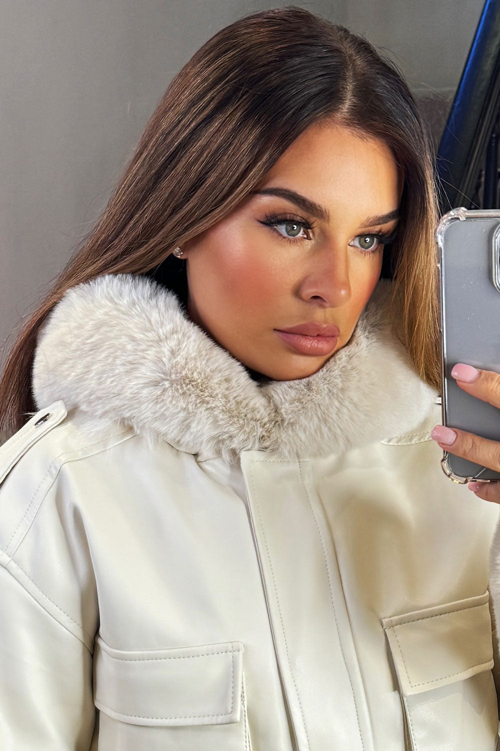 Tenley | Women’s faux fur bomber jacket