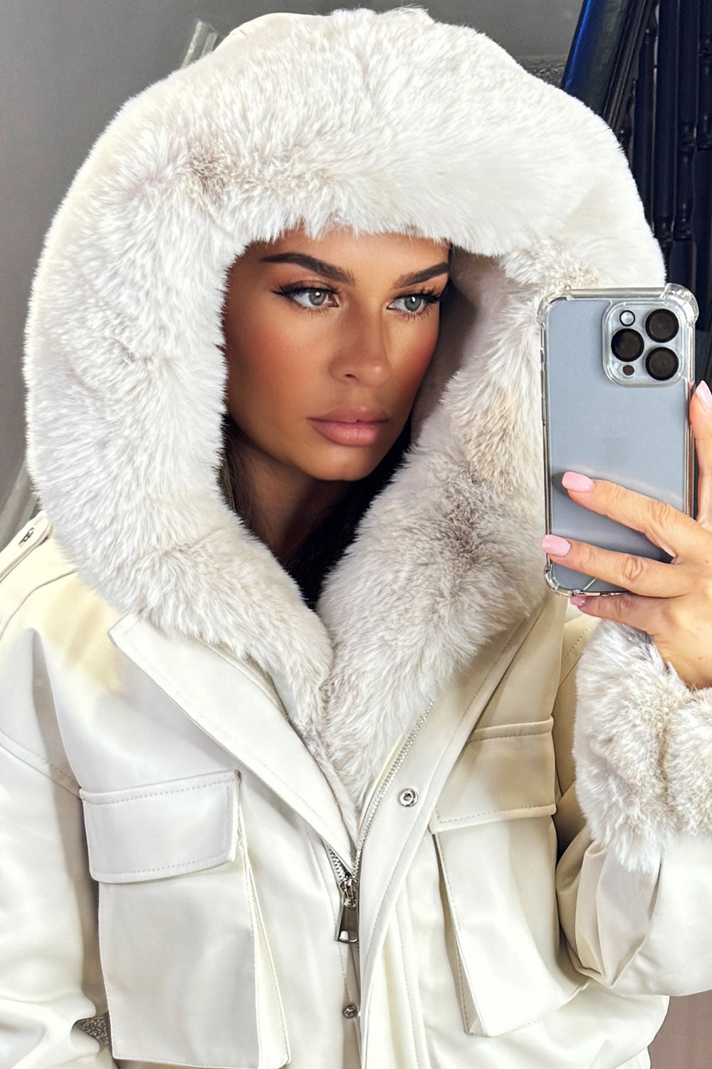 Tenley | Women’s faux fur bomber jacket