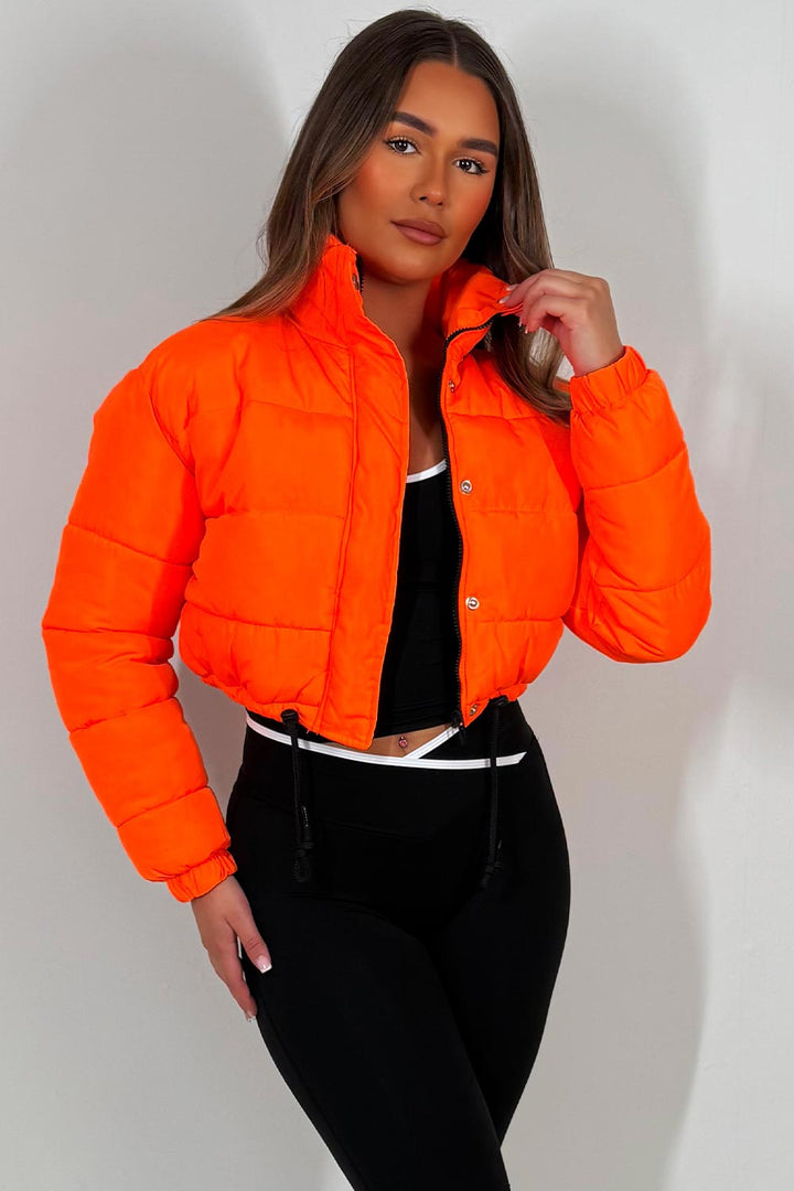Mireina | Women’s cropped puffer jacket with drawstring hem