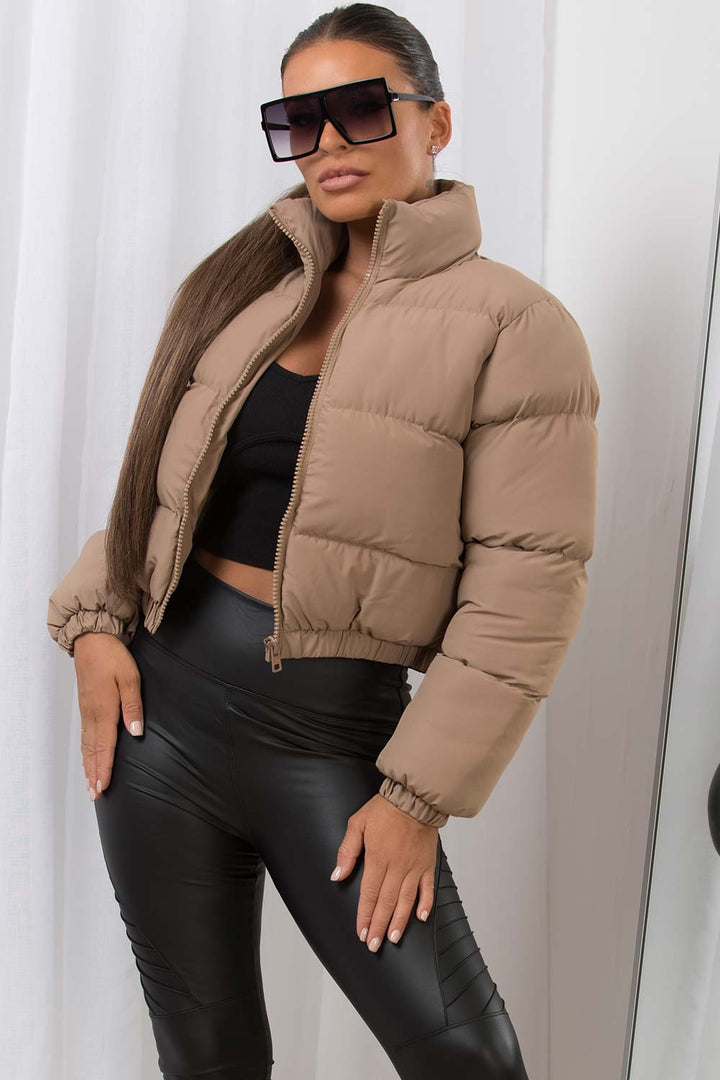 Xyla |  Women’s cropped puffer jacket