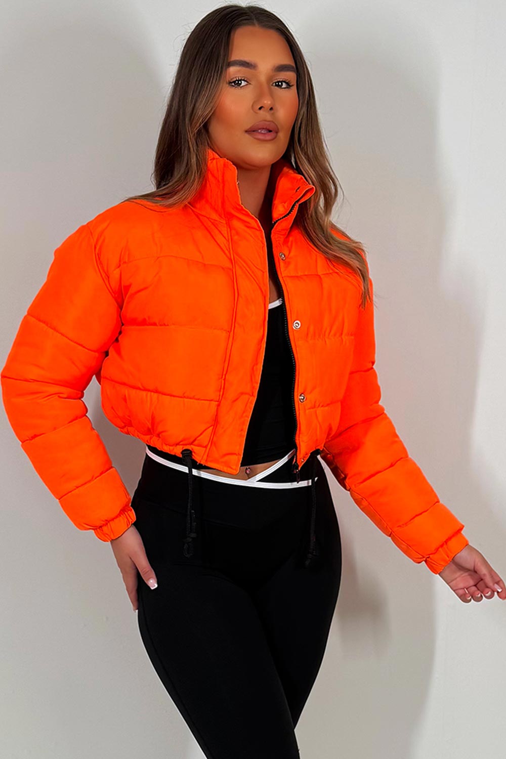 Mireina | Women’s cropped puffer jacket with drawstring hem