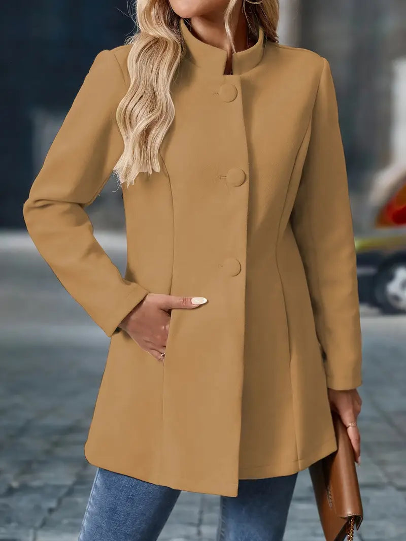 Melby | Women’s chic everyday blazer with minimal collar and sculpted waist