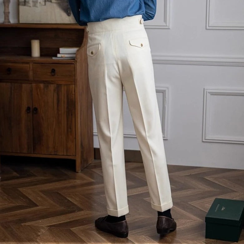Edmund | Men's trousers with pleated front