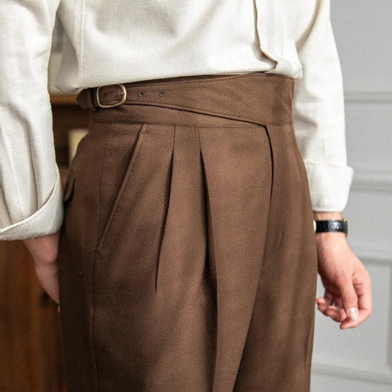 Edmund | Men's trousers with pleated front