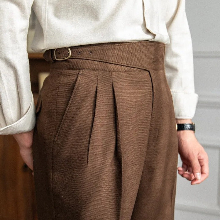 Edmund | Men's trousers with pleated front