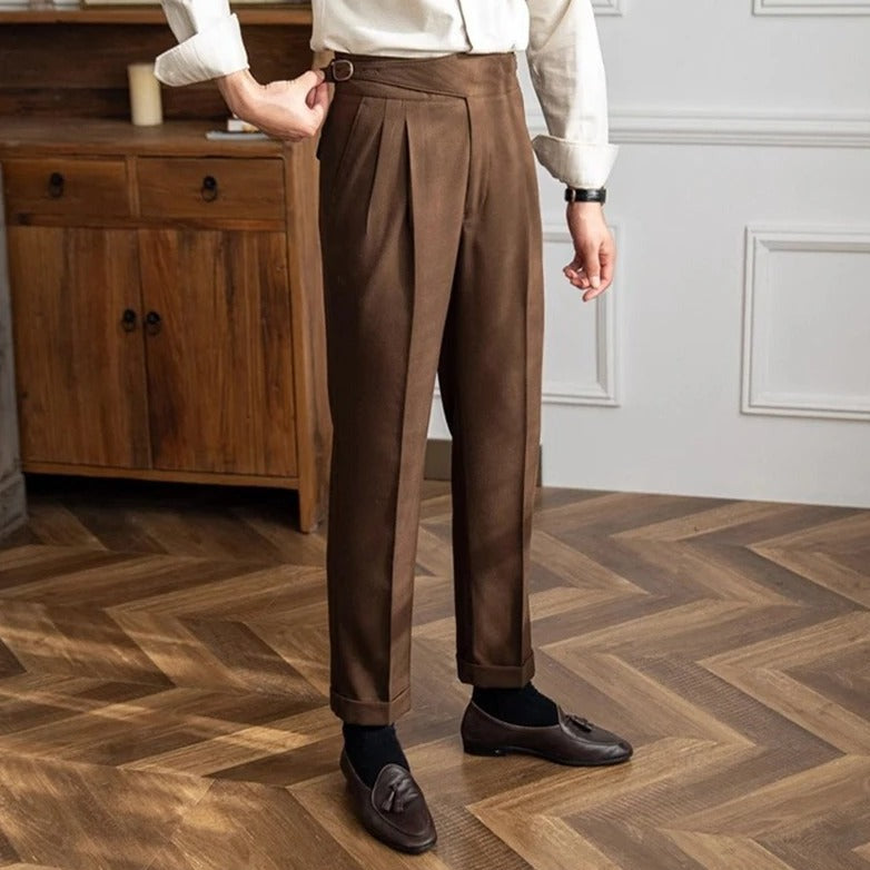 Edmund | Men's trousers with pleated front