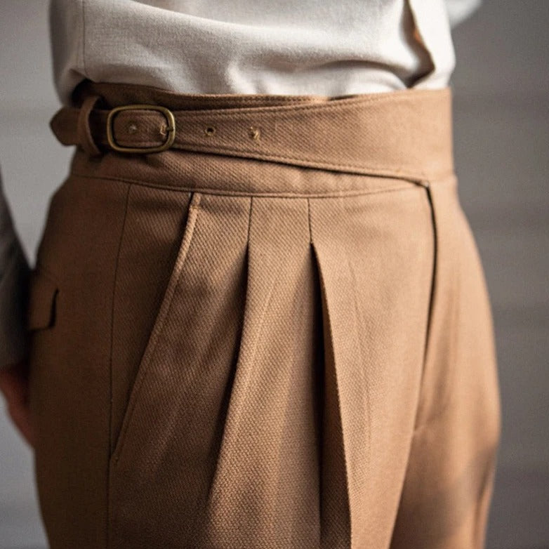 Edmund | Men's trousers with pleated front