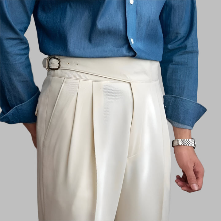 Edmund | Men's trousers with pleated front