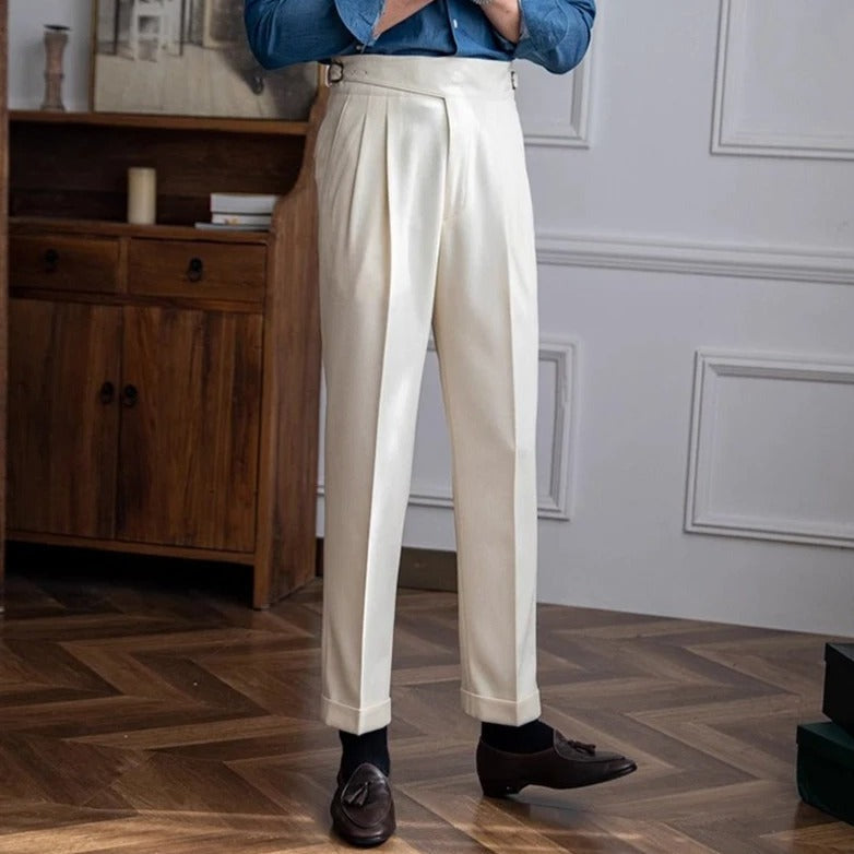 Edmund | Men's trousers with pleated front
