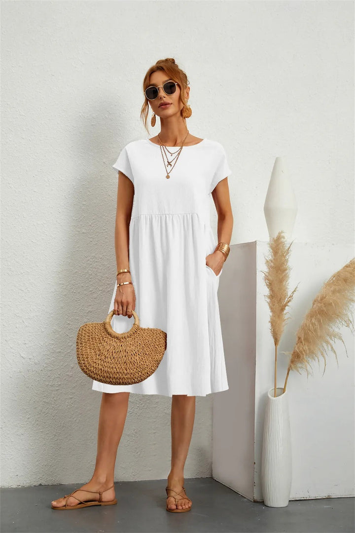 Arian | Women's elegant plain dress