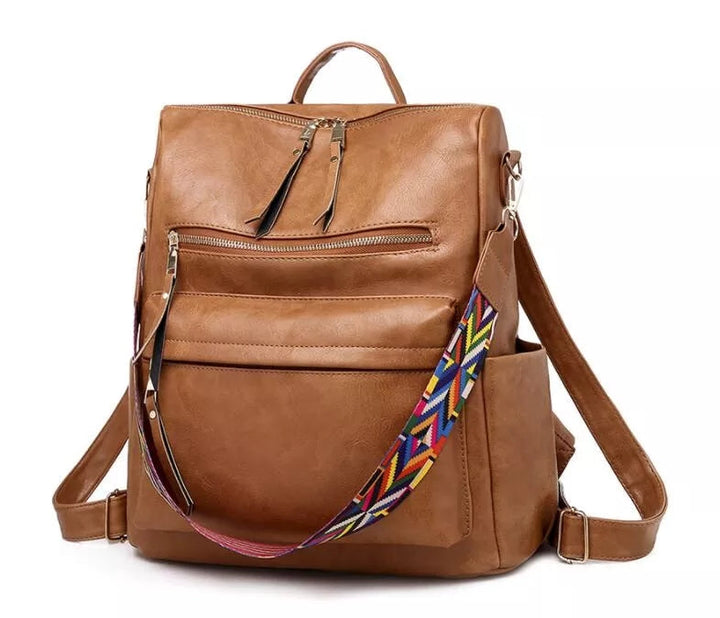 Lily | Fashionable leather backpack