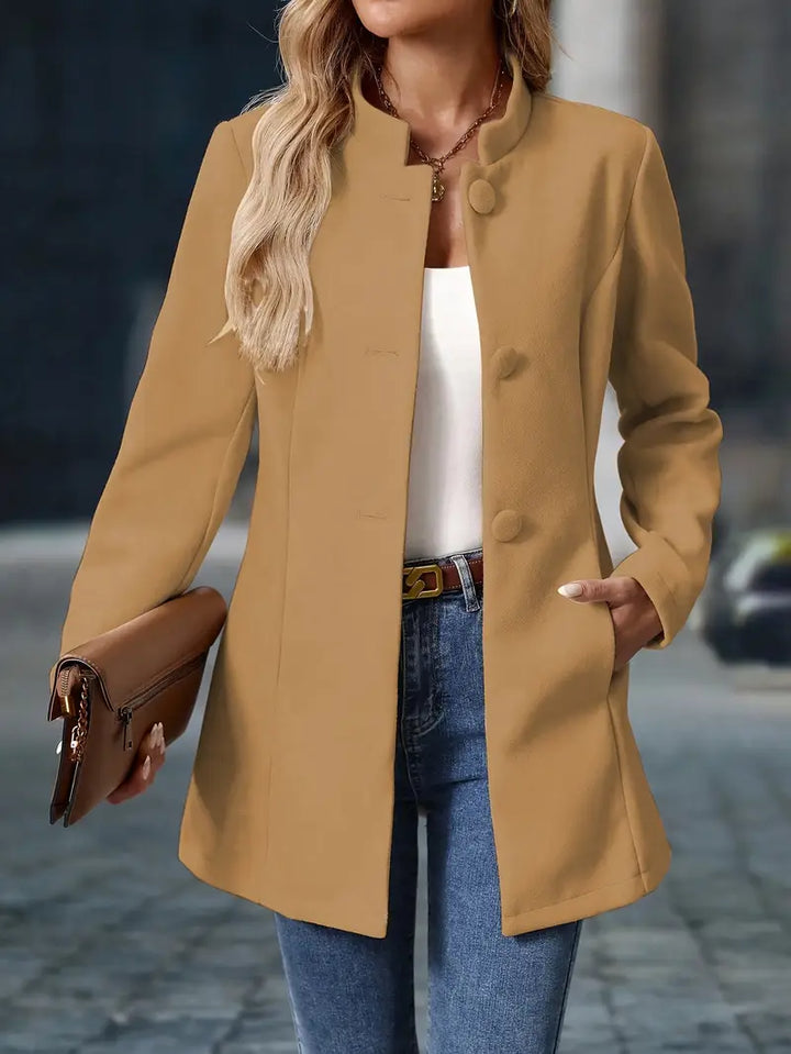 Melby | Women’s chic everyday blazer with minimal collar and sculpted waist