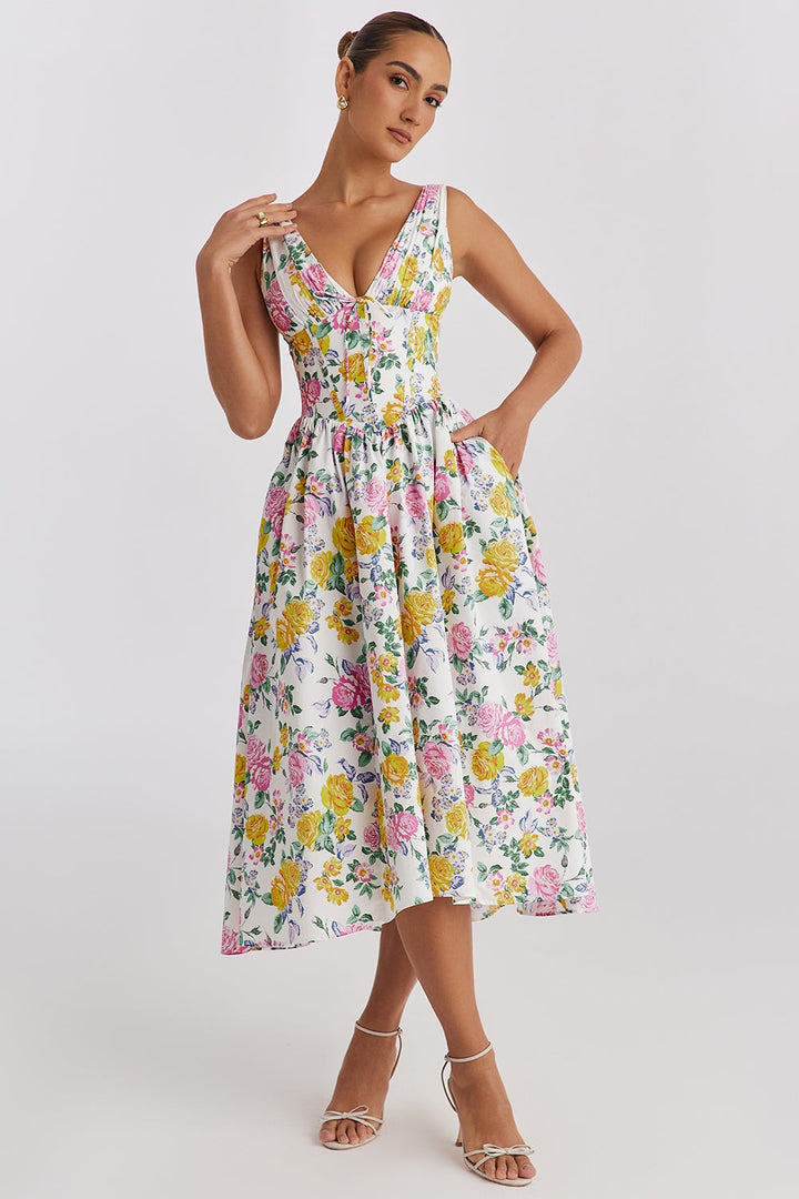 Rosie | Timeless floral midi dress