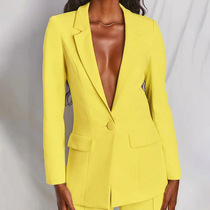 Evelyn | Tailored blazer and wide-leg trouser set